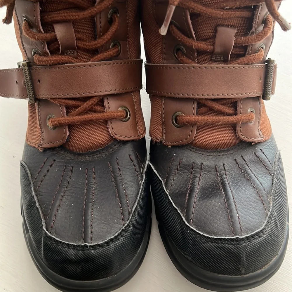 Polo Ralph Lauren Colbey leather/nylon little kids boots 2.5